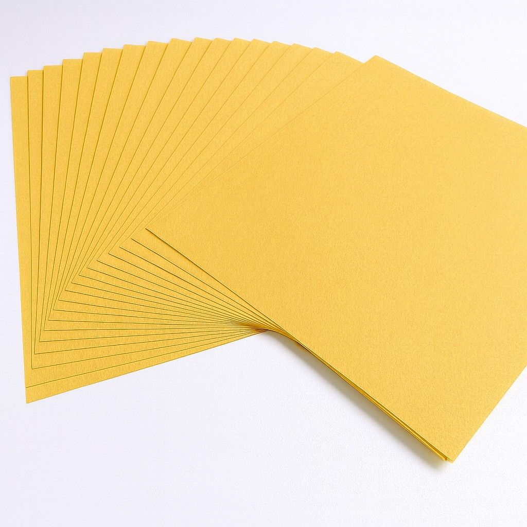 Blumenseide 20g/m², 50x70cm, 26 Bogen maisgelb