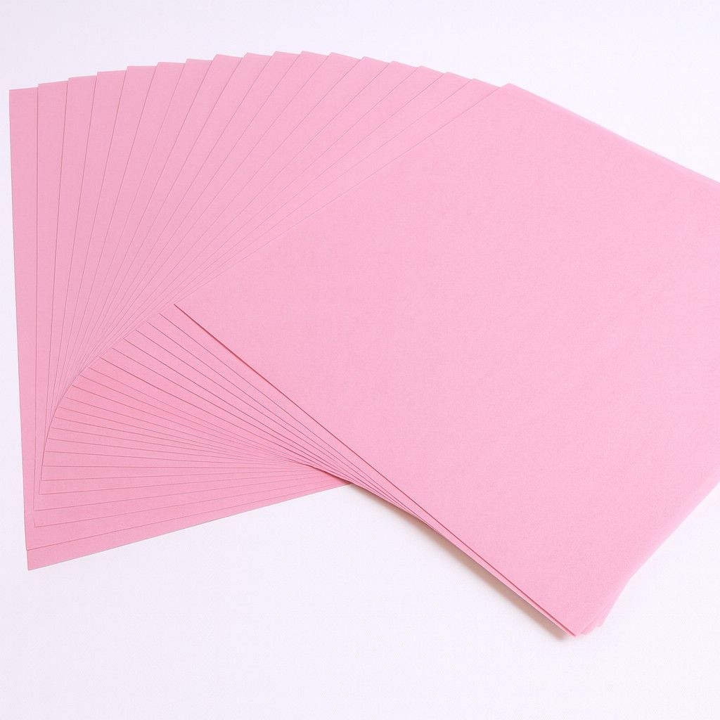 Blumenseide 20g/m², 50x70cm, 26 Bogen hellrosa