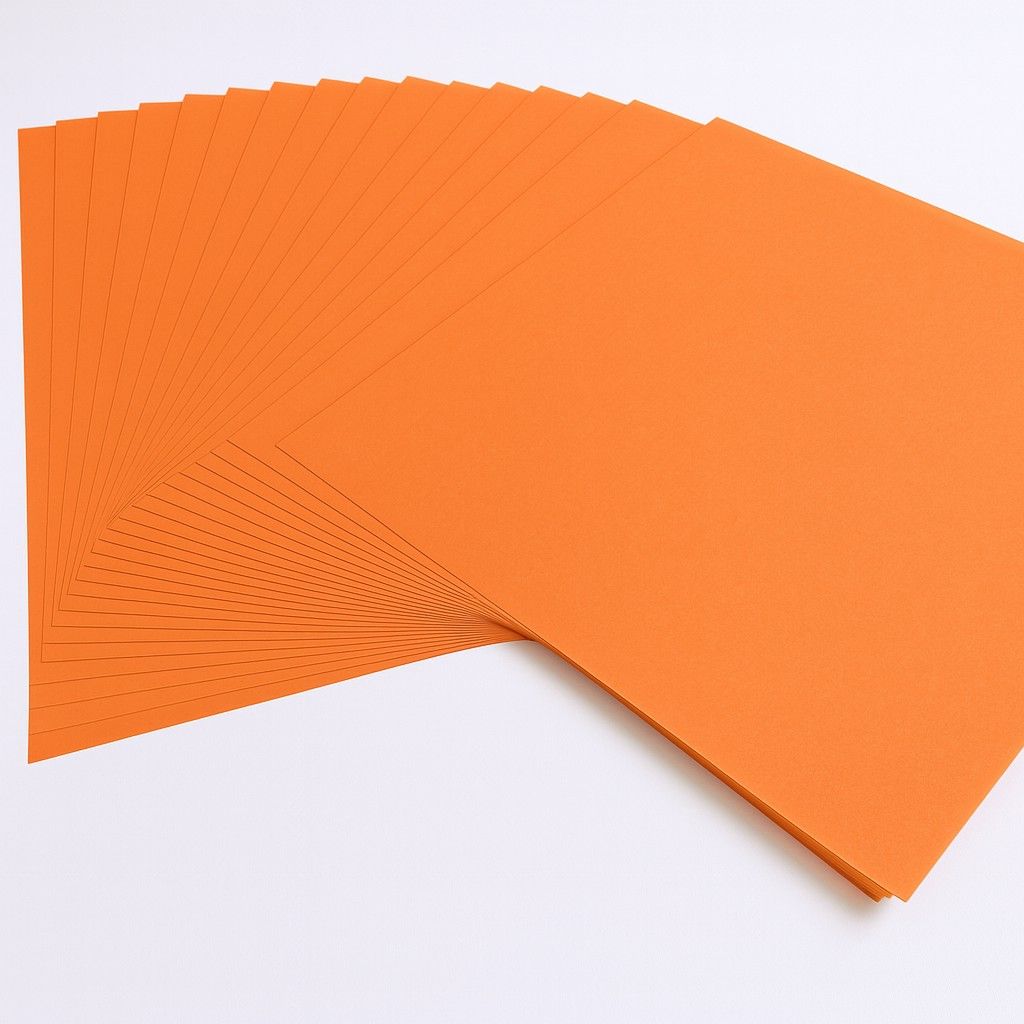 Blumenseide 20g/m², 50x70cm, 26 Bogen orange