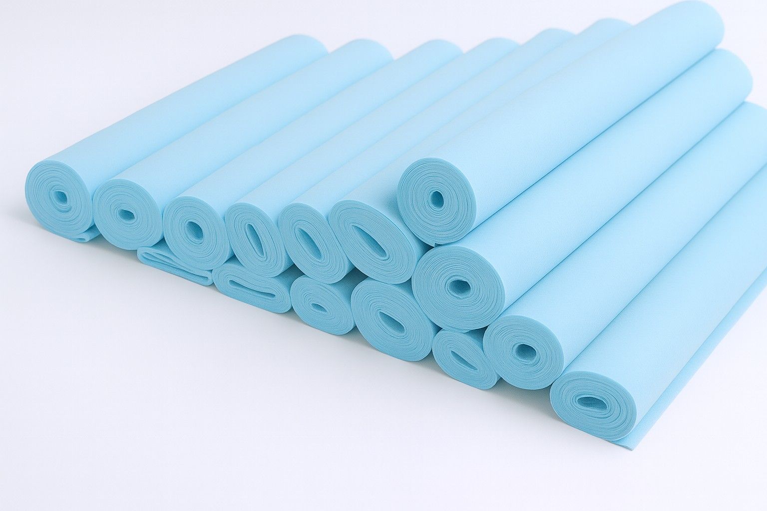 Bastelfilz 150g/m², 45cmx5m, 1 Rolle hellblau