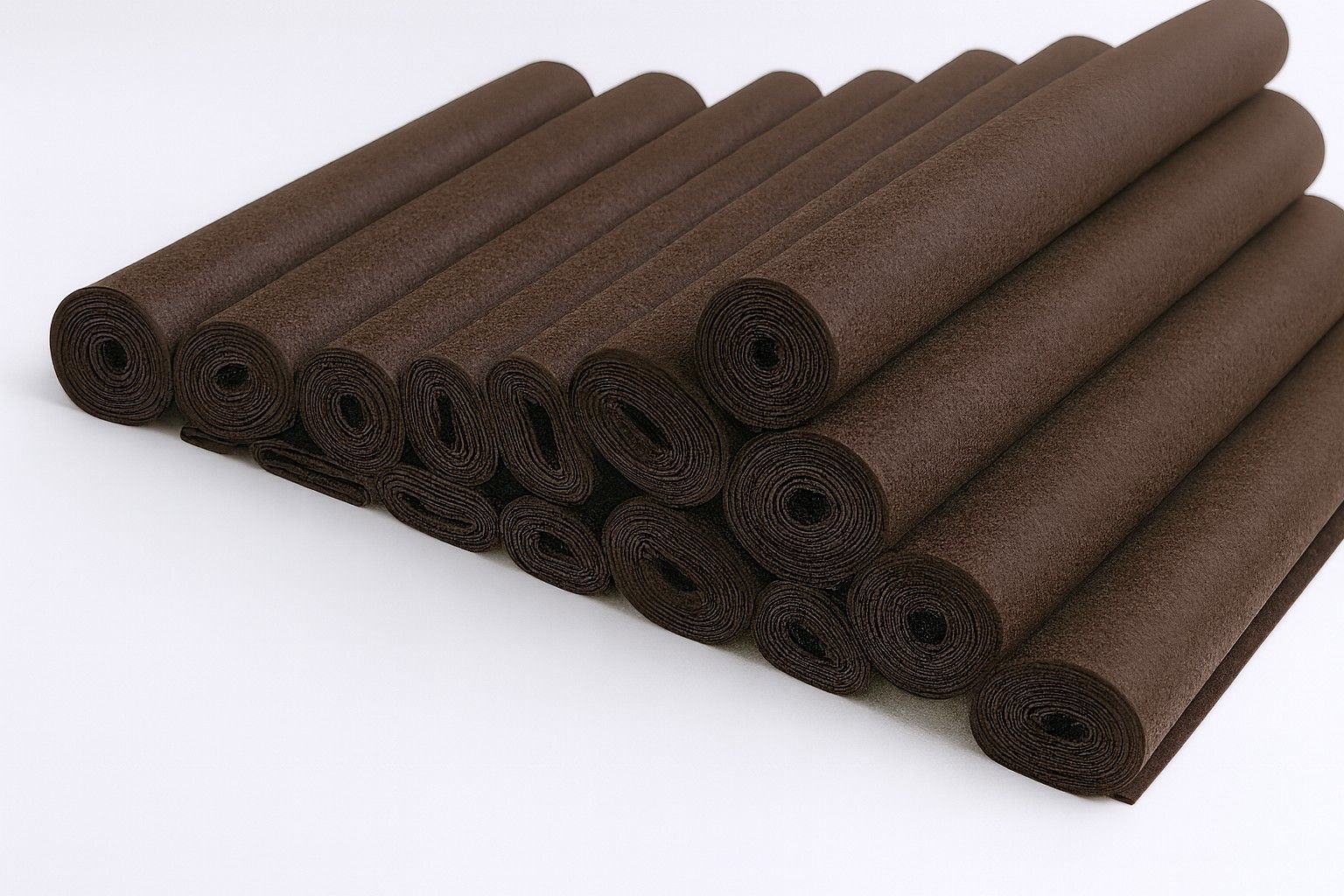 Bastelfilz 150g/m², 45cmx5m, 1 Rolle schokobraun