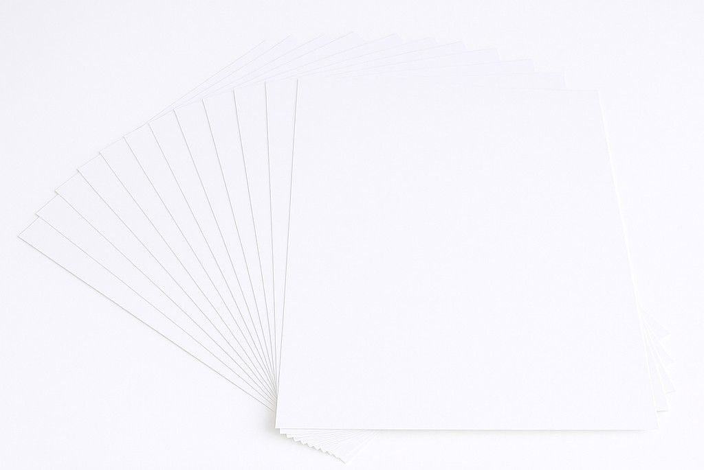 Fotokarton 50x70cm, 10 Bogen weiß