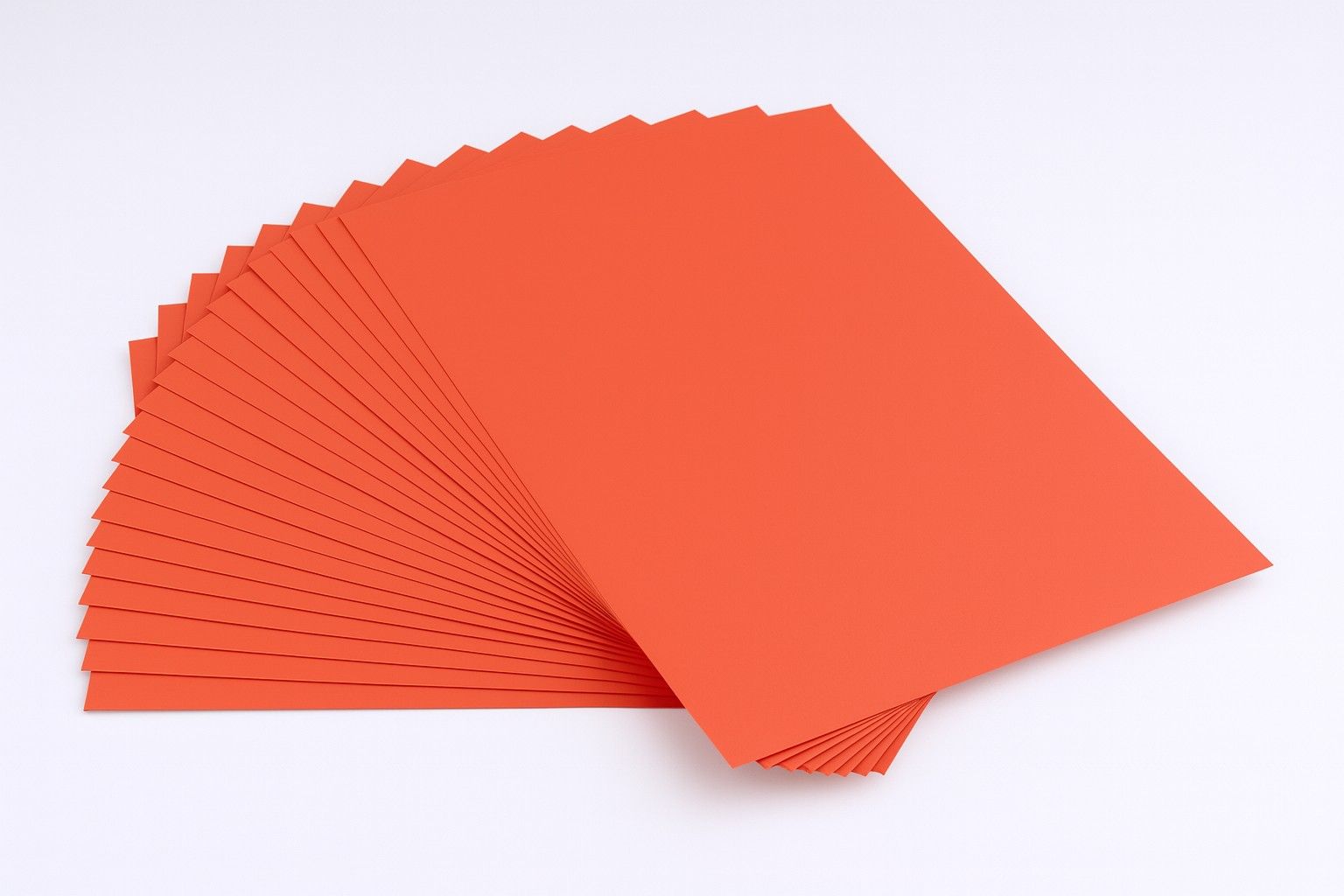 Fotokarton DIN A4, 50 Blatt orange