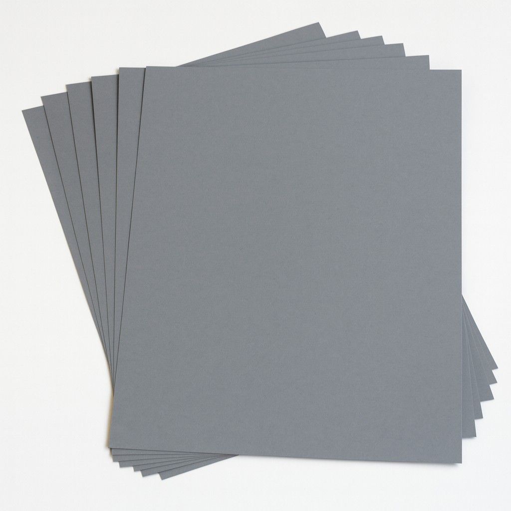 Fotokarton 300 g 70x100cm 10 Bl. steingrau