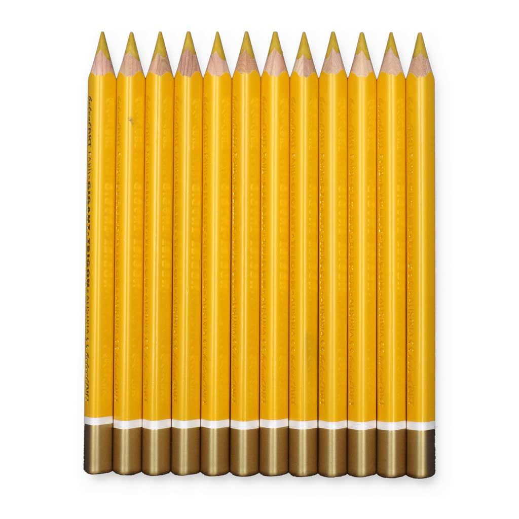 belcolART TRIGON 12 Stifte dunkelgelb