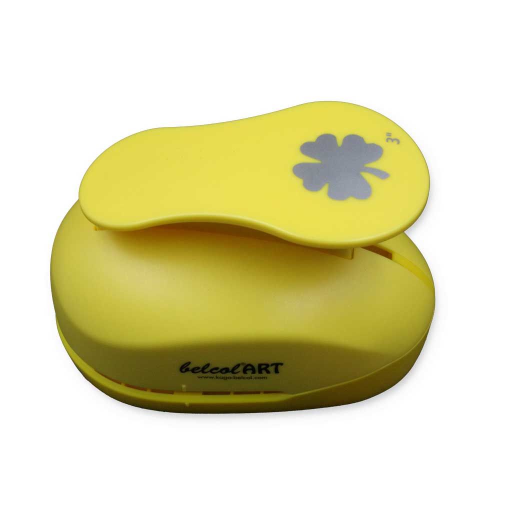 Stanzer 3XL, Stanzfläche 76mm, Motiv Kleeblatt