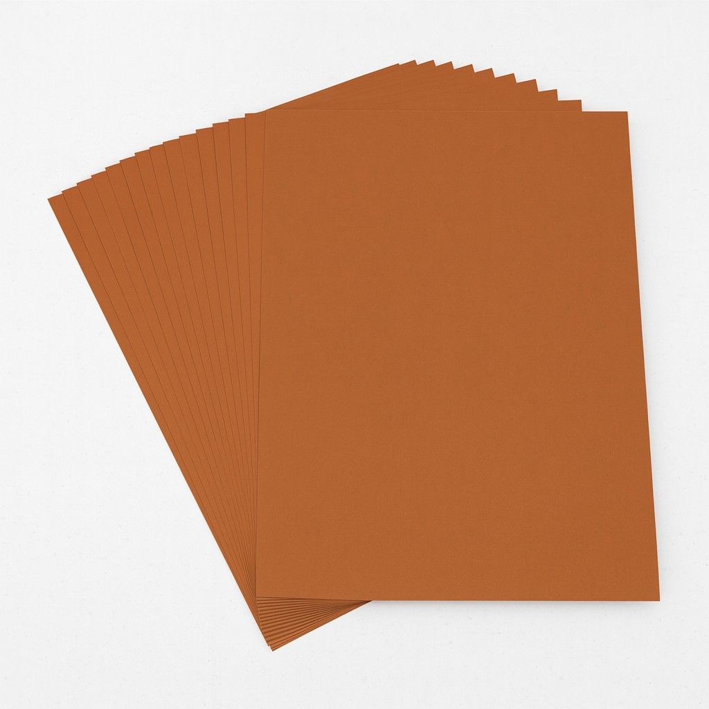 Tonpapier 130g/m², 50x70cm, 25 Bogen hellbraun