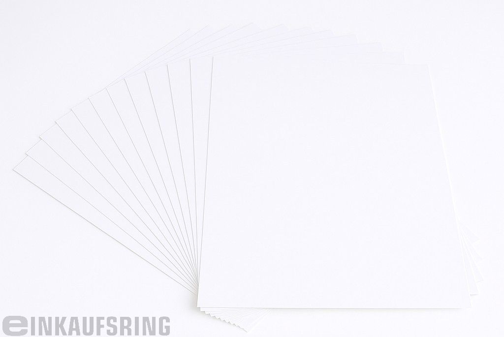 Tonpapier 130g/m², DIN A4, 100 Blatt weiß